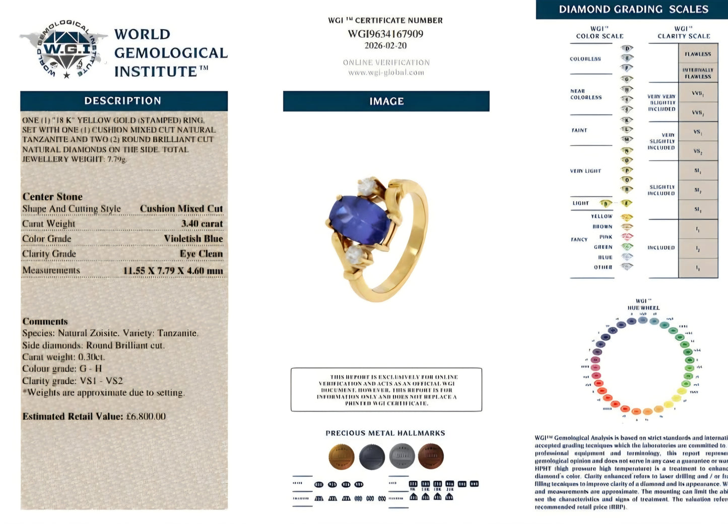Suzie's Tanzanite Ring