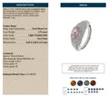 Kat Florence: Untreated Mogok Burmese Spinel & D Flawless Diamond Ring. Size O-Q. Certified.