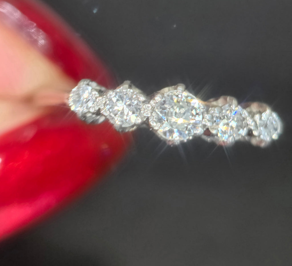 Vintage: 8ct Gold, 0.6ct, Old European Cut ring