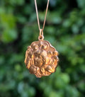 Art Nouveau 15ct Gold & Diamond Maiden Mirror Pendant Compact (Circa 1900)
