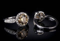 2.35ct Natural Fancy Diamond Ring With Cognac Hues. WGI Certified. Estimated RRP £14,000.