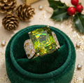 18ct Yellow Gold, 16ct Sphene Ring. WGI Certification & Valuation Included.